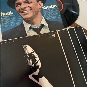 Frank Sinatra Vinyl Record Lot - Classic Black & Blue Covers